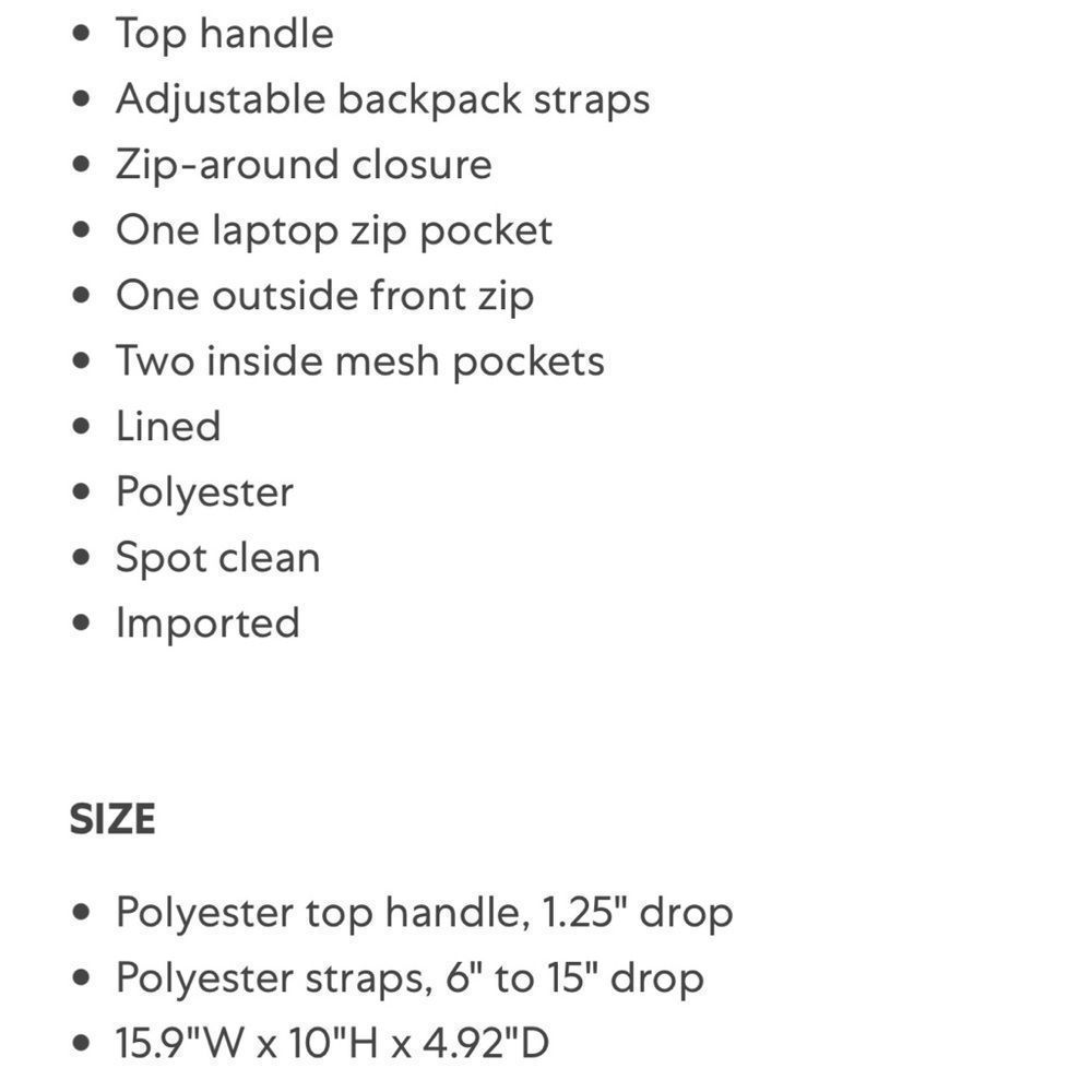 Karl Lagerfeld Backpack - Picture 8 of 8